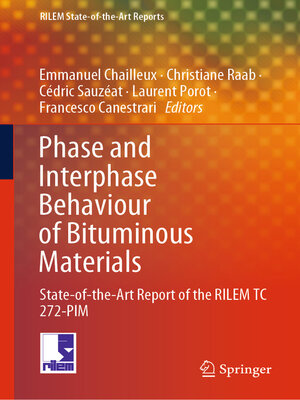 cover image of Phase and Interphase Behaviour of Bituminous Materials
